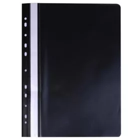   Gyorsfűző, lefűzhető, PP, A4, VICTORIA OFFICE, fekete (INV4130701)