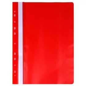   Gyorsfűző, lefűzhető, PP, A4, VICTORIA OFFICE, piros (INV4130705)