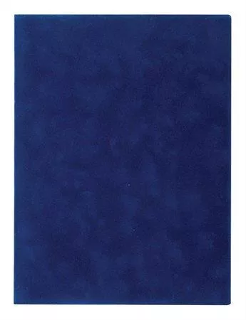 Oklevéltartó, plüss, A4, VICTORIA OFFICE, kék (IOKT)