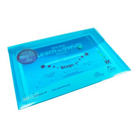 Irattartó tasak, A4+, PP, patentos, RAPESCO Eco, vegyes csillogó színek (IR0688)