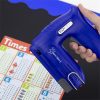 Tűzőpisztoly, vezeték nélküli, elektromos, USB, RAPESCO Germ-Savvy T12-USB, kék (IR1634)