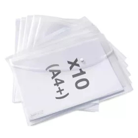   Irattartó tasak, A4+, PP, patentos, RAPESCO Eco, áttetsző (IR1816)