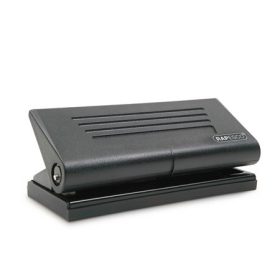   Lyukasztó, hatlyukú, 8 lap, fém, RAPESCO Diary 66, matt fekete (IRPF66P0B1)