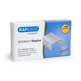 Tűzőkapocs, 23/8, horganyzott, RAPESCO (IRS1236)