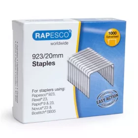Tűzőkapocs, 23/20, horganyzott, RAPESCO (IRS1241)