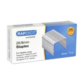 Tűzőkapocs, 26/8, horganyzott, RAPESCO (IRS268)