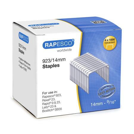 Tűzőkapocs, 923/14, horganyzott, RAPESCO (IRS92314)