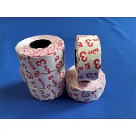   Árazószalag, 26x16 mm, BLITZ, 36 tekercs, fehér (IS2616BF)