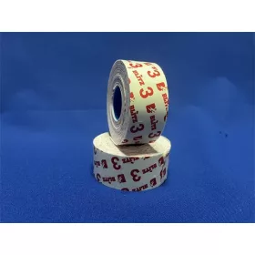 Árazószalag, 29x28 mm, fehér (IS2928F)