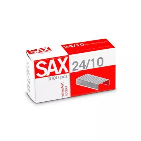 Tűzőkapocs, 24/10, réz, SAX (ISAK2410R)