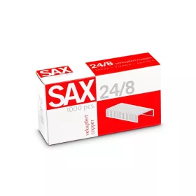 Tűzőkapocs, 24/8, réz, SAX (ISAK2480R)