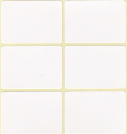 Etikett, 35x50 mm, 60 etikett/csomag (ISCIN3550)
