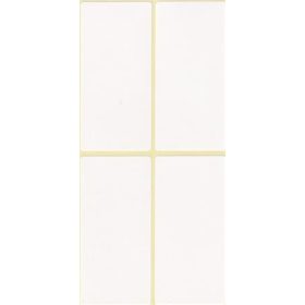 Etikett, 40x80 mm, 60 etikett/csomag (ISCIN4080)
