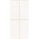 Etikett, 40x80 mm, 60 etikett/csomag (ISCIN4080)