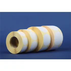   Etikett, vellum, 50 mm kör, 1000 etikett/tekercs, fehér (ISCK50F)