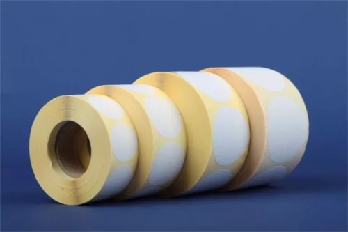 Etikett, vellum, 50 mm kör, 1000 etikett/tekercs, fehér (ISCK50F)