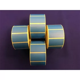   Etikett, thermo, 25x45 mm, 1000 etikett/tekercs, kék (ISCT2545K)