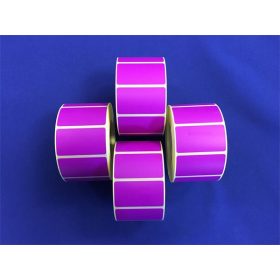   Etikett, thermo, 25x45 mm, 1000 etikett/tekercs, lila (ISCT2545L)