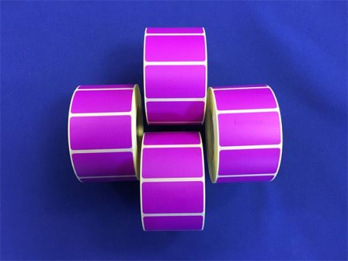 Etikett, thermo, 25x45 mm, 1000 etikett/tekercs, lila (ISCT2545L)
