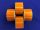Etikett, thermo, 25x45 mm, 1000 etikett/tekercs, narancs (ISCT2545N)