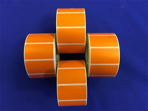 Etikett, thermo, 25x45 mm, 1000 etikett/tekercs, narancs (ISCT2545N)