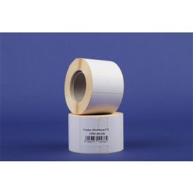 Etikett, vellum, 25×50 mm, 1 000 db/tekercs (ISCT2550V)