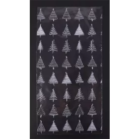   Celofán tasak, BOPP, 300x450 mm, karácsonyi mintás (ISCT300450K)