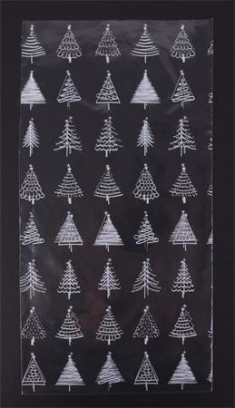 Celofán tasak, BOPP, 300x450 mm, karácsonyi mintás (ISCT300450K)
