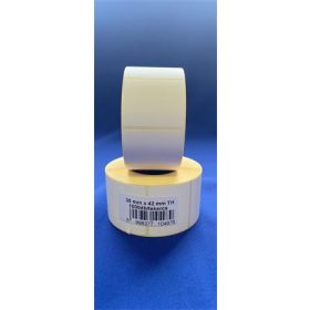   Etikett, thermo, 35x42 mm, 1000 etikett/tekercs, fehér (ISCT3542F)