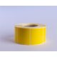 Etikett, thermo, BIZERBA mérlegcímke, 38x58 mm, 1240 etikett/tekercs, sárga (ISCT3858S)