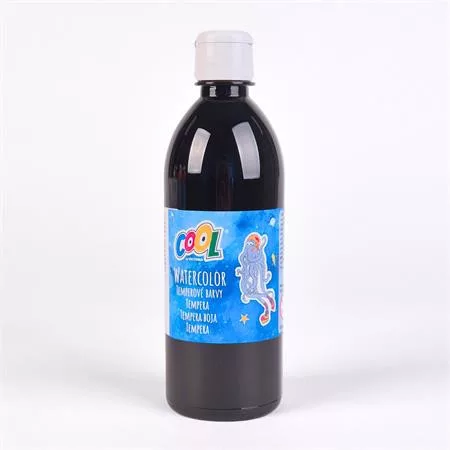 Tempera, COOL BY VICTORIA, 500 ml, fekete (ISCT500FK)