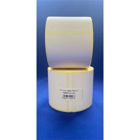   Etikett, thermo, 50x75 mm, 1000 etikett/tekercs, fehér (ISCT5075F)