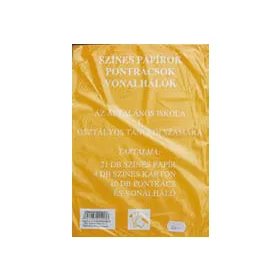 Színes papírok, pontrácsok 1.o. (ISKE034)