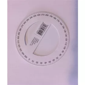 Szögmérő, papír, 360 fokos (ISKE149)