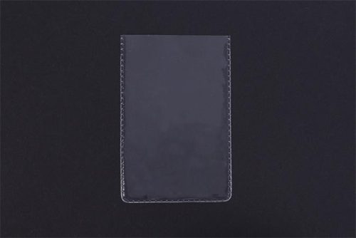 Igazolványtartó, TB tok, PVC, átlátszó (ISKE196)