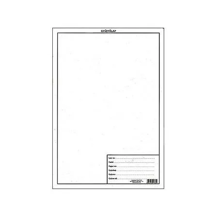 Növénygyűjtő pótlap, A4 (ISKE215)