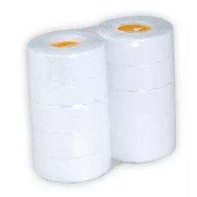 Árazószalag, 25x16 mm, A, fehér (ISKTF)