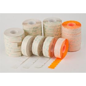 Árazógépszalag, 22x16 mm, METO, narancs (ISM2216N)