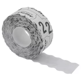 Árazógépszalag, 26x12 mm, METO, fehér (ISM2612F)