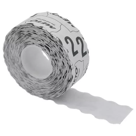 Árazógépszalag, 26x12 mm, METO, fehér (ISM2612F)