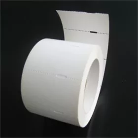   Polccímke, thermo, 30×50 mm, nem öntapadó, 700 db/tekercs, fehér (ISPC3050)