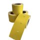 Polccímke, thermo, 38×55 mm, nem öntapadó, 600 db/tekercs, sárga (ISPC3855S)