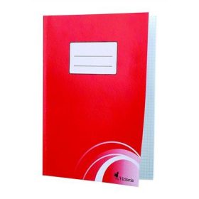   Beíró, A4, kockás, 100 lap, puhafedeles, VICTORIA PAPER (ISVB)