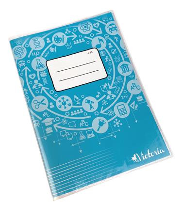 Füzetborító, A5, PVC, 90 mikronos, víztiszta, COOL BY VICTORIA (ISVBA5)
