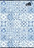 Füzet, tűzött, A4, kockás, 80 lap, COOL BY VICTORIA Mediterrain patterns (ISVFC103)