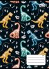 Füzet, tűzött, A5, vonalas, 32 lap, 1. osztály, COOL BY VICTORIA Dinosaurus world, 14-32 (ISVFC90)