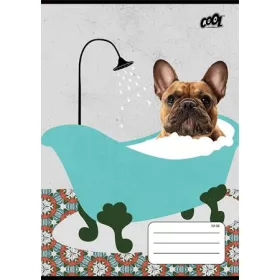   Füzet, tűzött, A5, vonalas, 32 lap, 2. osztály, COOL BY VICTORIA Bath, 16-32 (ISVFC91)