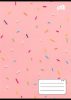 Füzet, tűzött, A5, vonalas, 32 lap, 4-8. osztály, COOL BY VICTORIA Sweet pink, 21-32 (ISVFC95)