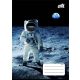 Füzet, tűzött, A5, kockás, 32 lap, COOL BY VICTORIA Man on the Moon , 27-32 (ISVFC97)