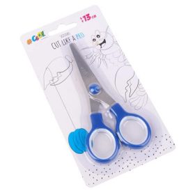 Olló, iskolai, 13 cm, COOL BY VICTORIA, kék (ISVOC01)